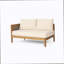 ENSEMBLE DE CONVERSION DE 4 PIÈCES AVEC COUSSIN BEIGE, Teck
