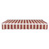 Burgundy/Tan Stripe