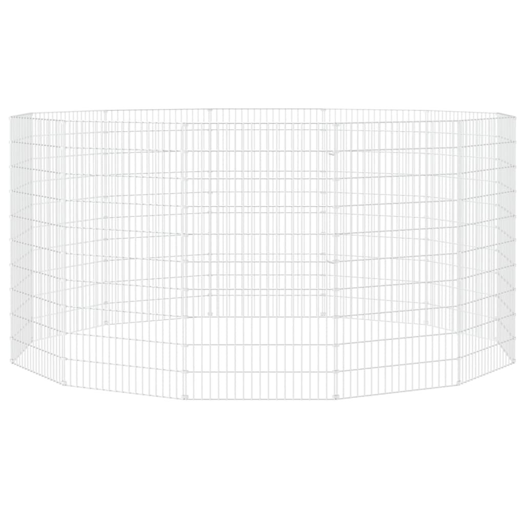 Dehn Free Range Animal Enclosure 12-Panel 54x100 cm Galvanised Iron
