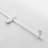 Topcraft Handheld Shower Head with Stainless Steel Slide Bar
