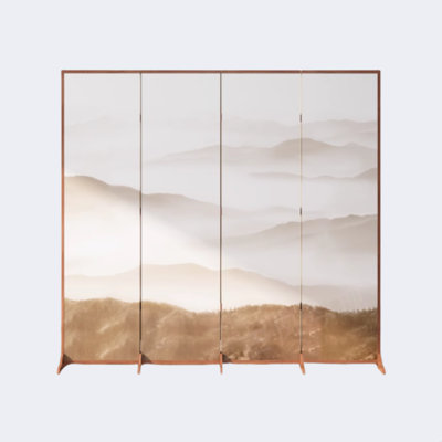 Solid Wood Double-Sided Screen