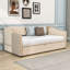 Lit de jour simple rembourré avec couchette-488180501