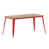 Plateau brun / base rouge