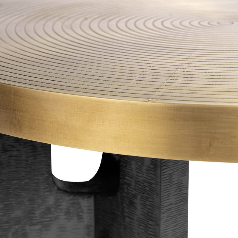 Coffee Table, Antique Brass