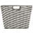  Medium Striped Woven Basket In Grey-20869741-20869730