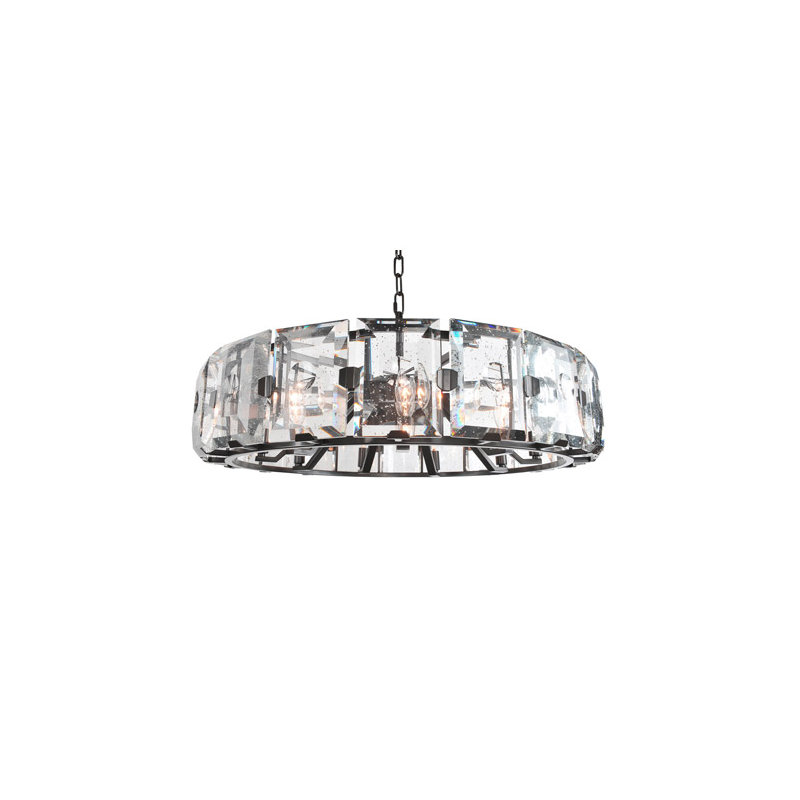 Lustre en bronze foncé Giada 9 LT Kalco, Laiton foncé