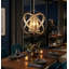 Lustre à 4 lumières à intensité variable l 17 po avec accents en cristal rappaport-1763568899