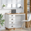 Solid Wood Writing Desk-1825106727