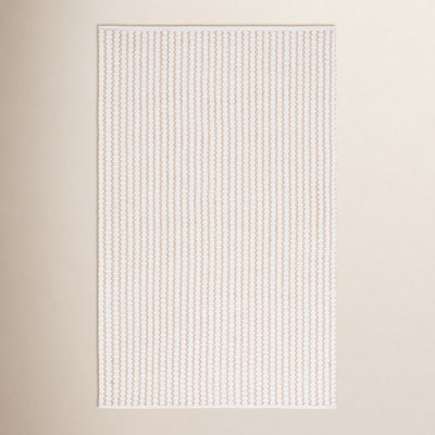Hand-Woven Chevron Cotton Rug