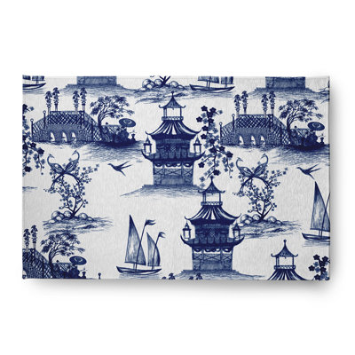 Azmir Chenille Toile Indoor Rug