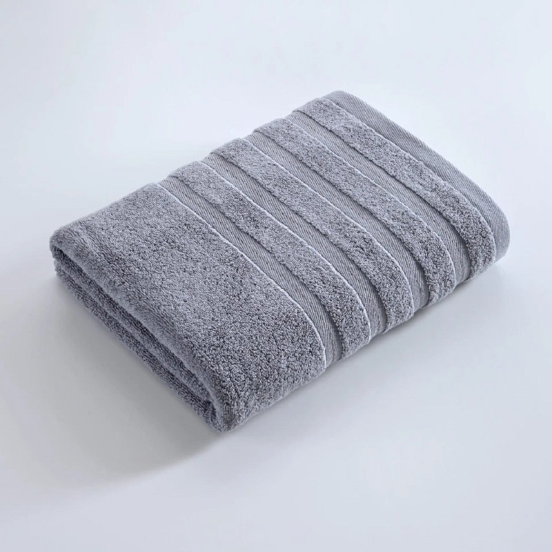 100% Cotton Fingertip Towel, Silver