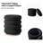 Rosa Modern Storage 360°Swivel Round Ottoman With Solid Wood Base-31970833