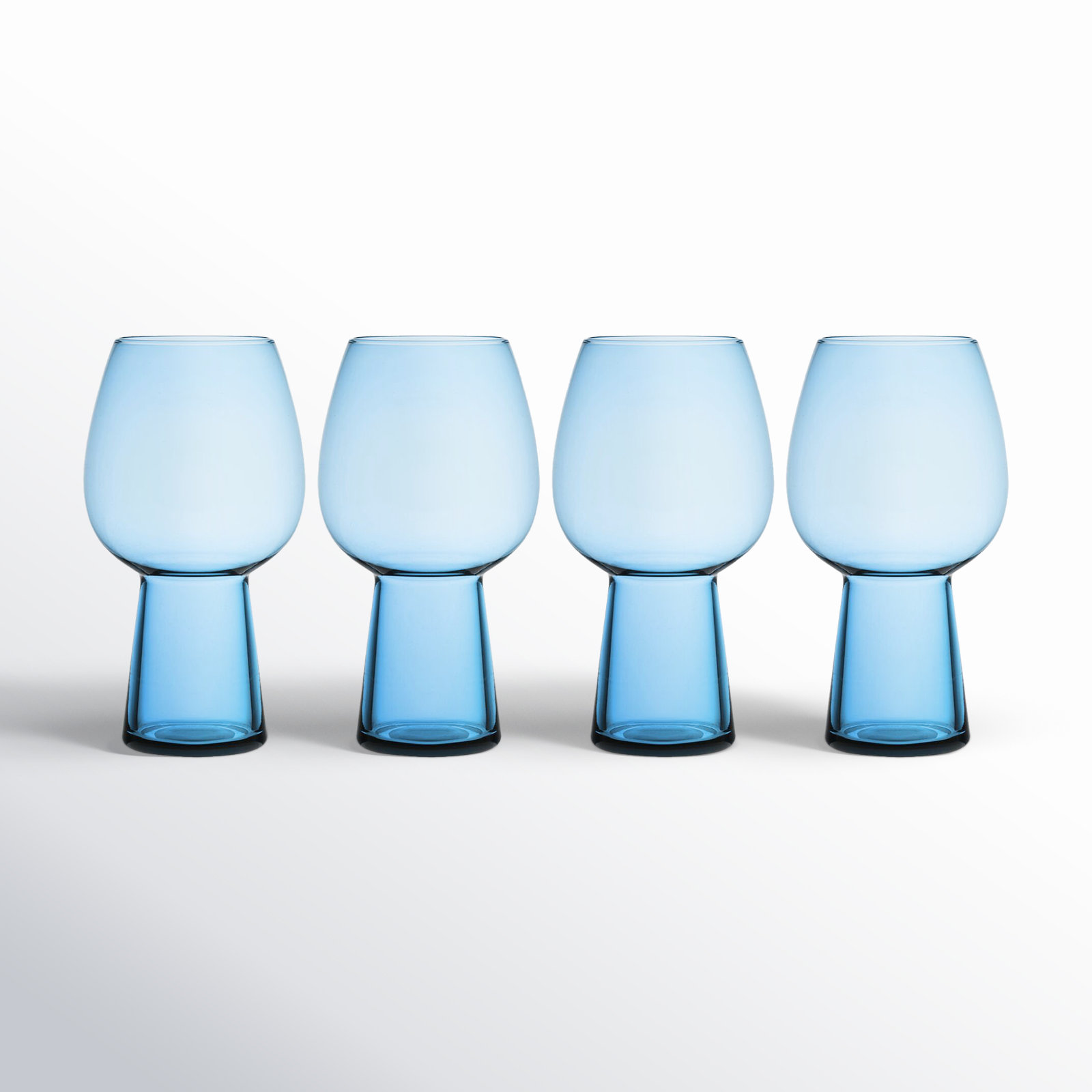 Phoebe 19 oz. Beer Goblets, Blue