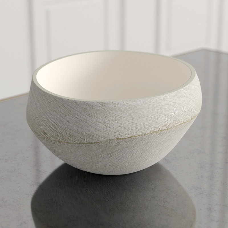 Selena Glass Decorative Bowl, 6.25" H x 11.5" W x 11.5" D