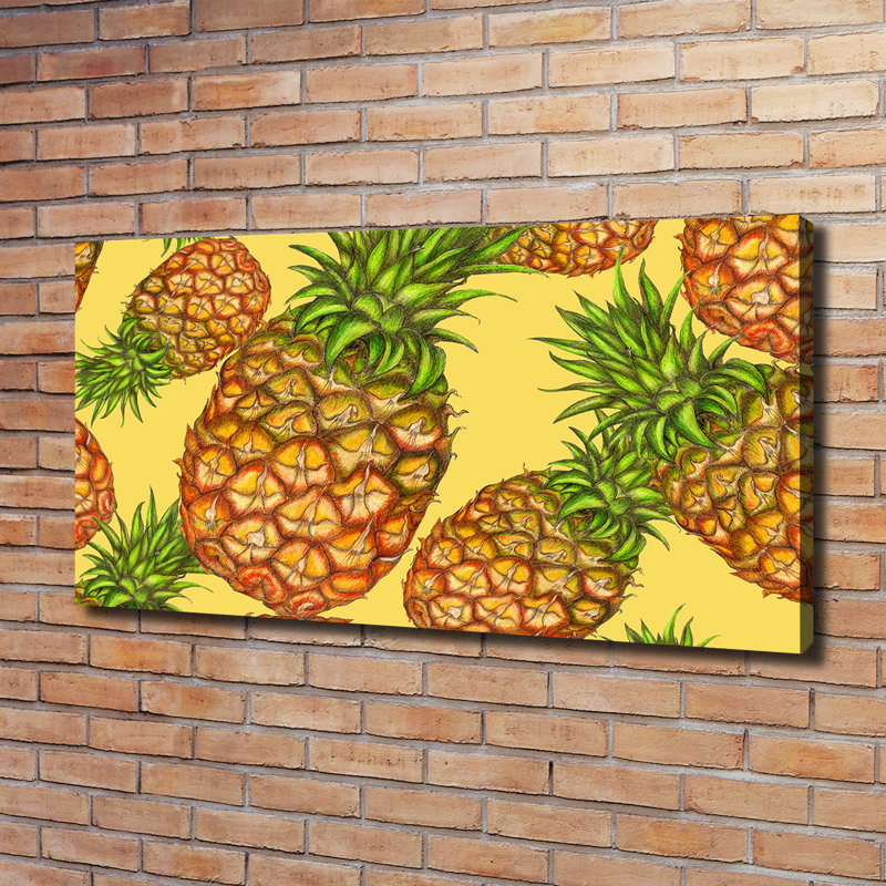 Pineapples - Wrapped Canvas Print