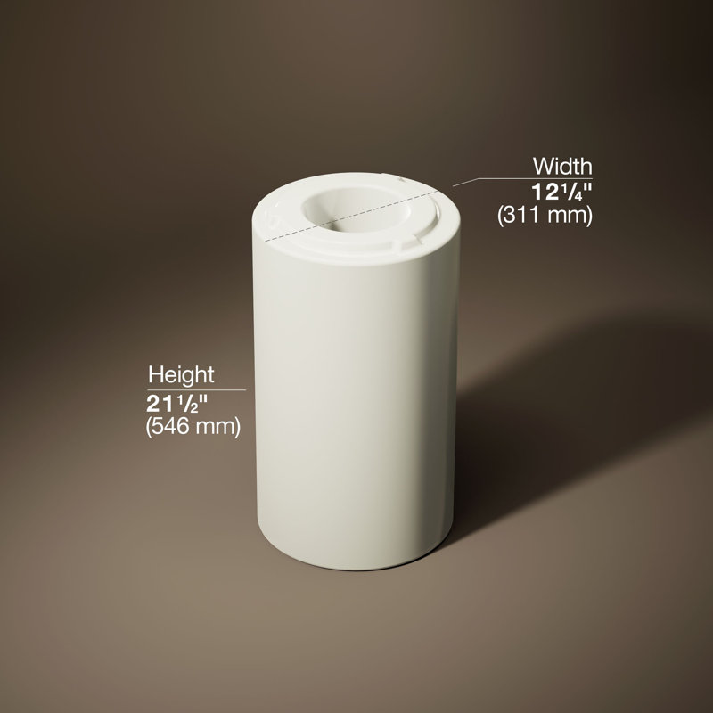 Veil™ Pedestal, Biscuit