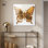 Art de papillon en acrylique «Lemon Glow Wings» par Art Remedy, prêt à être accroché
