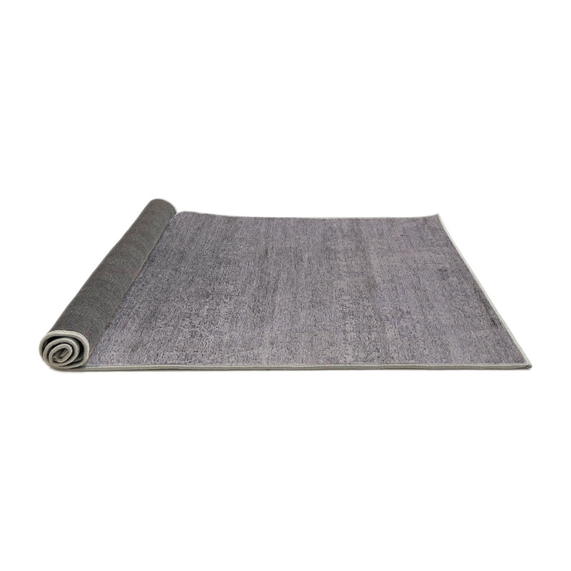 Tapis gris Shakia, Rond 7 pi