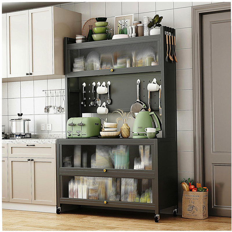 Metal storage shelf