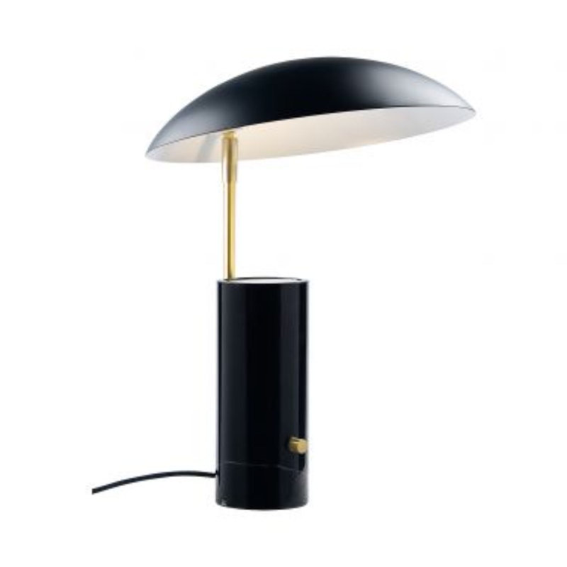 Marble Novelty Lamp, Black, Black