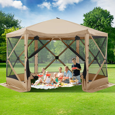 12x12 Screen Room with Mosquito Netting