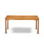 L'ensemble de salle à manger pour terrasse 5 pièces CMBS5Cana comprend une table rectangulaire d'extérieur en bois d'acacia et 4 chaises pliantes à accoudoirs, huile naturelle-668490154