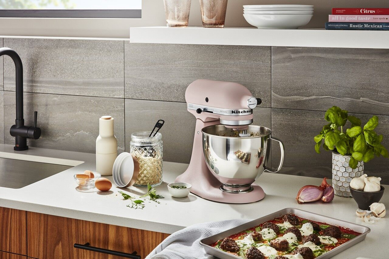 KitchenAid® Artisan® Series 5qt Stand Mixer, Feathered Pink