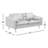 Napa 72'' Full-Grain Genuine Italian Leather Sofa-640040318