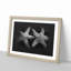 Two Starfish - Picture Frame Graphic Art Print-56864710-56864711