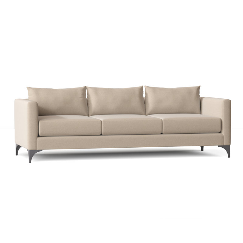 Vess 87'' Upholstered Sofa, Crafty Linen