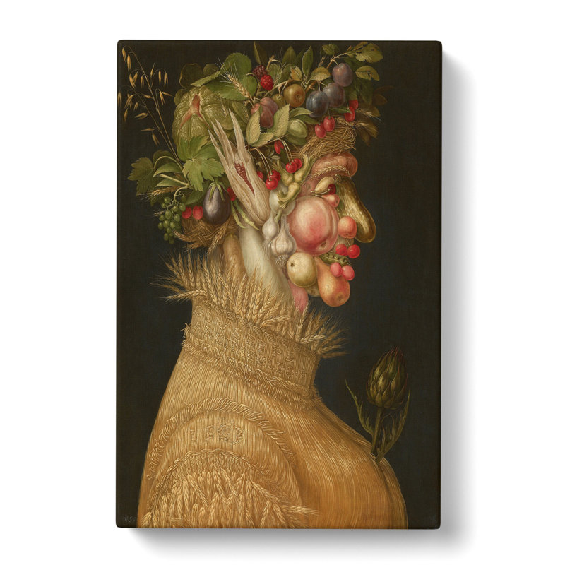 Summer by Giuseppe Arcimboldo - Wrapped Canvas, 40cm H x 35cm W x 3cm D