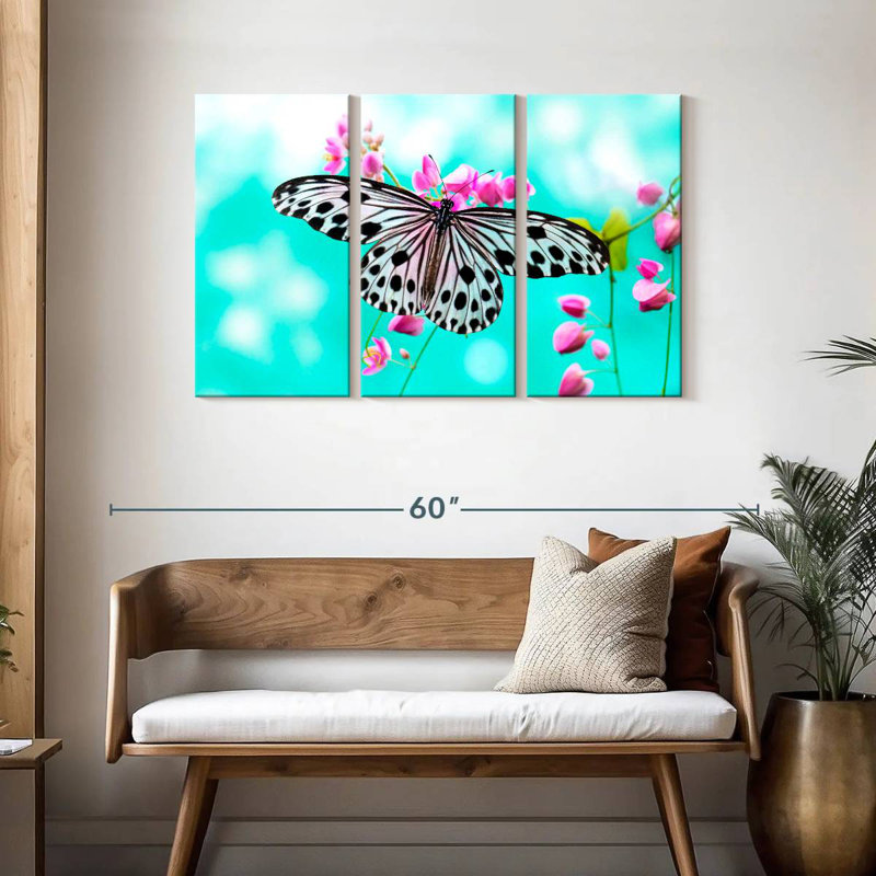 Butterfly Elegance, 28" H x 45" W
