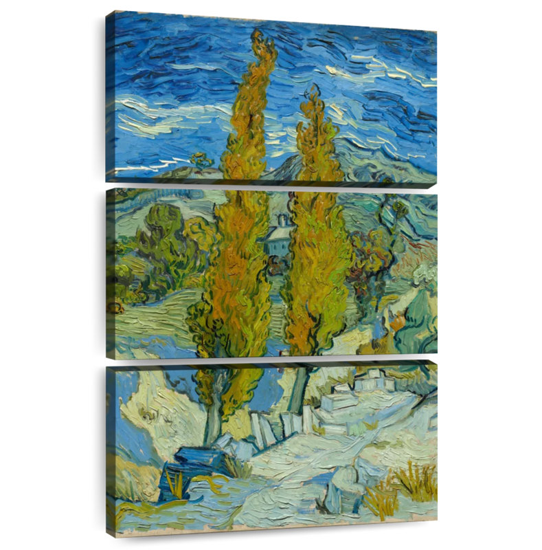 Harnek The Poplars At Saint Remy, 57" H x 36" W