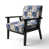 Blue Renaissance Florals Victorian Pattern VII
