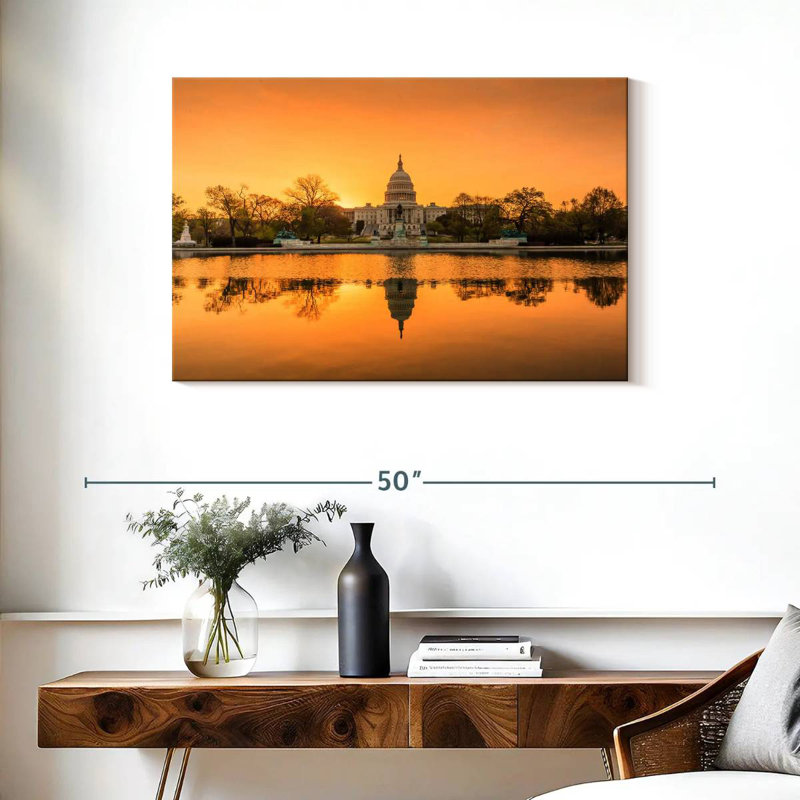 Lilie Sunset At US Capitol