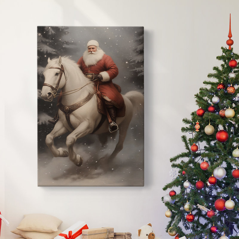 Art des Fêtes de Noël - Toile tendue avec châssis - Série 2-VII