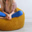 rucomfy Beanbags Jumbo Cord Kids Mini-Slouch Bean Bag Chair - Childrens Bedroom Playroom Furniture and Fun Decor. Arrives with Filling and Machine Washable - 60 x 80cm-291253508