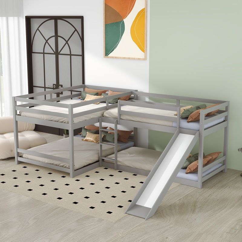 Lit superposé standard Guptill par Harriet Bee, Gris