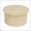 Table basse ronde avec rangement à couvercle rabattable, table de bout moderne pour le salon, durable et élégante-826168405