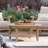 Round Teak Outdoor Coffee Table , 40'' in. W 40'' in. D