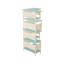 116cm H x 46.5cm W Metal Bookcase