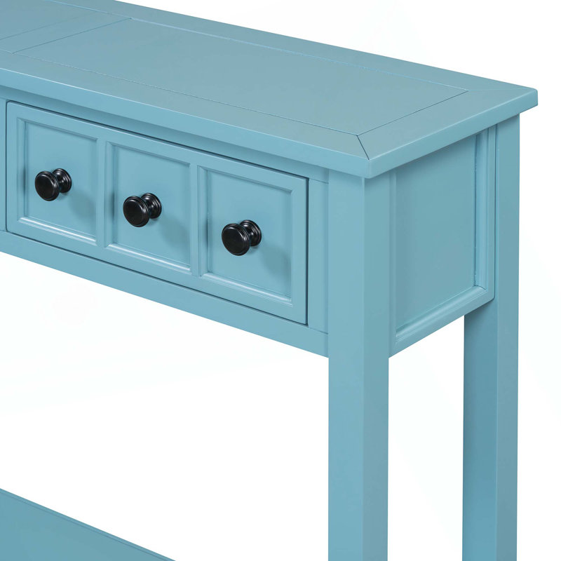 Console Rustic, Vert turquoise