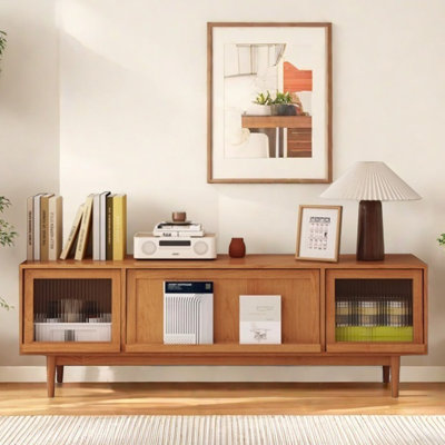 Meuble télé en bois massif design