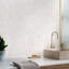 Nature 12x12 Flower Honed Carrara Marble Mosaic Tile-1370873278
