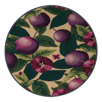 Washable Passion Fruit Hawaiian Area Rug