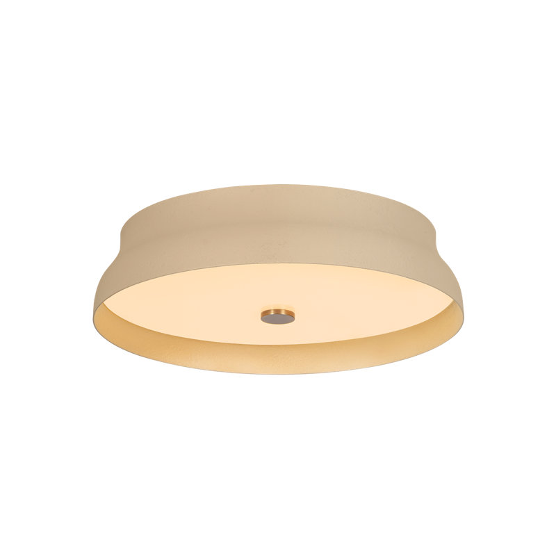 Shore Flush Mount, 10" H x 15.5" W x 13" D, Beige