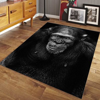 Non-Woven Thin Type Printed Rug with Intricate Floral Design Perfect for Adding a Touch of Elegance to Your Home Decor