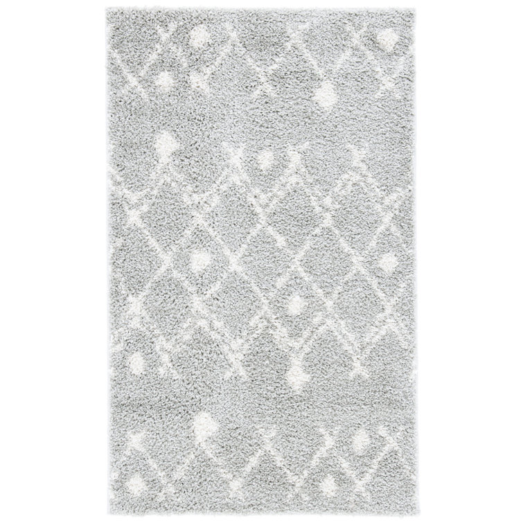 Saira Berber Shag Performance Geometric Rug