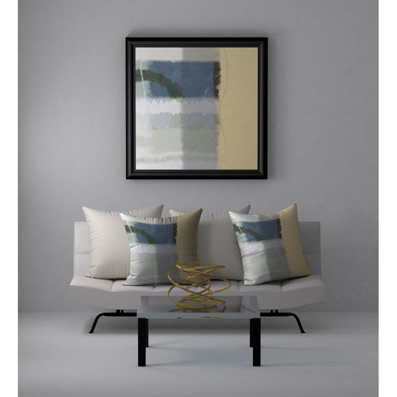Housse de coussin décorative carrée active Great, 18" x 18"