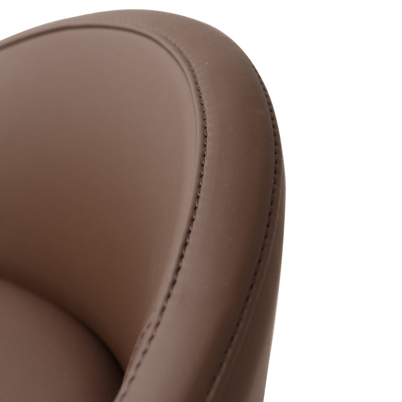 Vito Swivel Counter Stool, Mink Brown